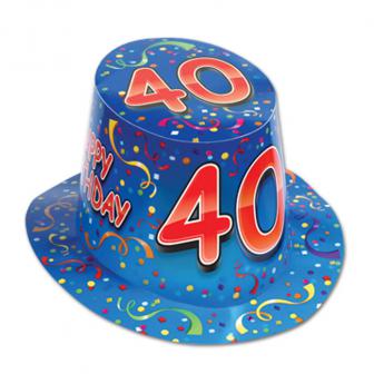 Chapeau d'anniversaire "40 Ans"