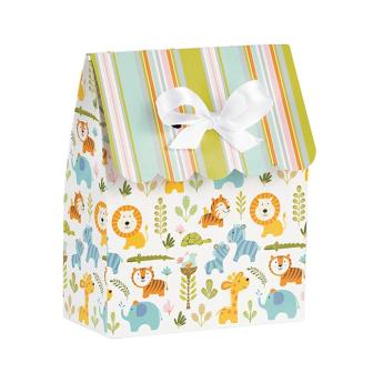 12 Boîtes cadeau "Baby´s Wild Jungle Party" 