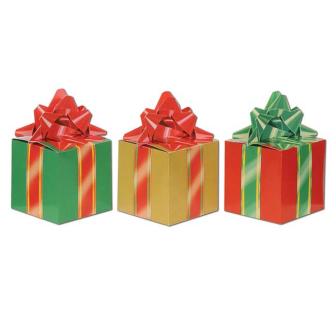 Boîtes surprises à garnir "Noël" 3 pcs