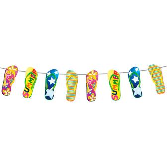 Guirlande de tongs "Summer Party" 10 m