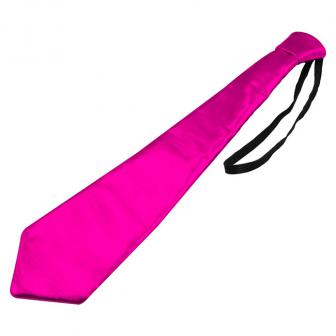 Cravate scintillante - rose vif