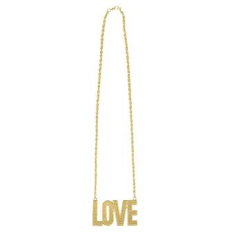 Collier doré "Love" 34,5 cm