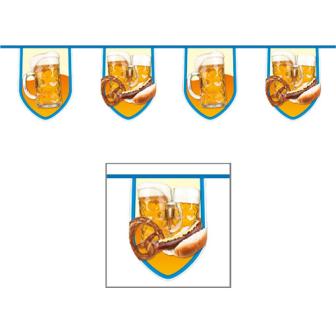 Grande guirlande de fanions "Spécialités bavaroises" 8 m 