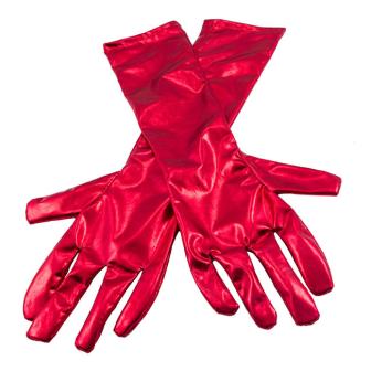 Gants "Brillance élégante" 40 cm - rouge