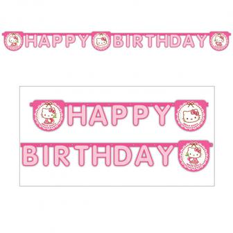 Guirlande Happy-Birthday "Hello Kitty" 200 cm