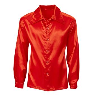 Chemise "Élégance" - rouge-XL