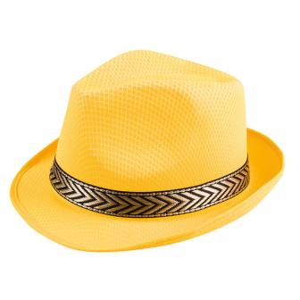 Chapeau "Trilby" - jaune