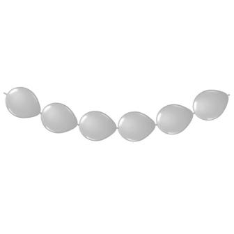 Guirlande de ballons 3 m - argent