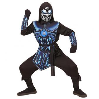 Costume enfant "Cyber Ninja" avec son et effet lumière 5-pcs.