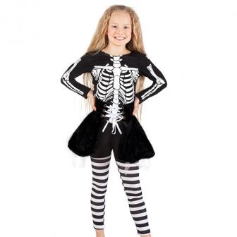 Costume pour enfant "Joli squelette" 3 pcs.