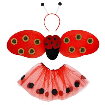 Kit de déguisement "Coccinelle" 3 pcs.