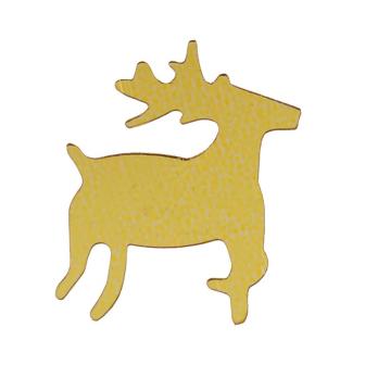 Confettis métalliques "Rennes de Noël" 20 g - doré