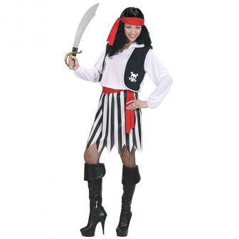 Costume "Sacrée femme pirate" 4 pcs.