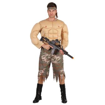 Costume "Soldat musclé" 3 pcs