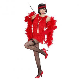 Costume "Jolie robe Charleston" 3 pcs. - rouge-L