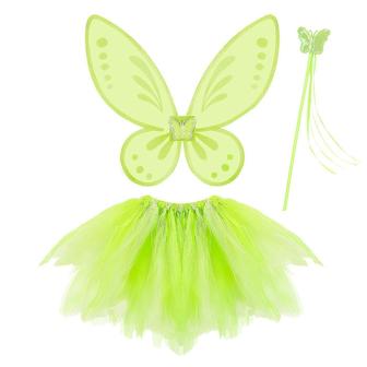 Kit de déguisement pour enfants "La fée verte" 3 pcs.