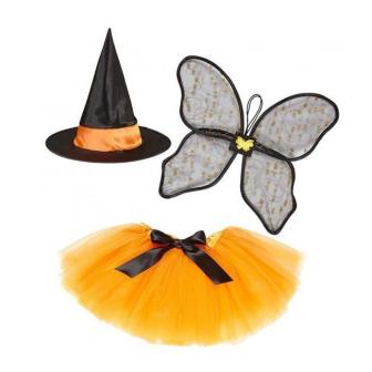 Costume "Fée d´Halloween" pour enfants 3 pcs