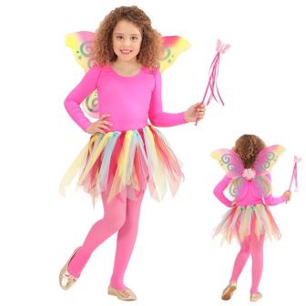 Kit de costume pour enfants "La fée des couleurs" 3 pcs.