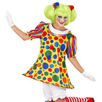 Costume pour femme "Clown foufou" 4 pcs.