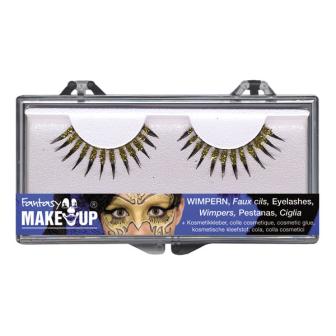 Faux cils "Paillettes & Glamour" 3 pcs - or