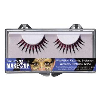 Faux cils "Paillettes & Glamour" 3 pcs - fuchsia