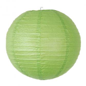 Gros lampion unicolore - 45 cm - vert