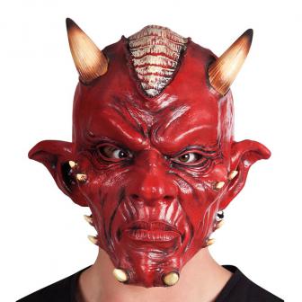 Masque en latex "Diable de Luxe"