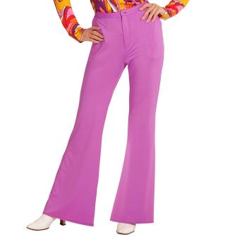 Pantalon pattes d´eph violet pour dame