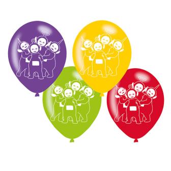 Ballons de baudruche "Les Télétubbies" lot de 6