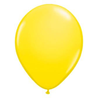 50 Ballons de baudruche - jaune