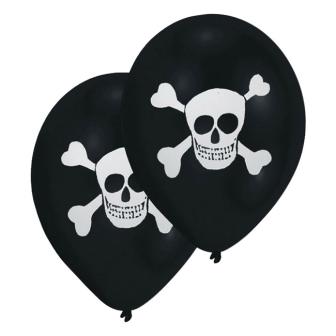 8 ballons de baudruche "Jolly Roger"