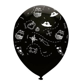 Ballons de baudruche "Pirates sauvages" 6 pcs