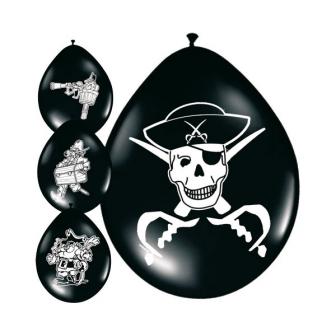 8 ballons "Trésor de pirates"