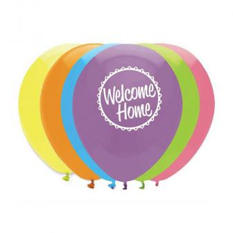 Ballons de baudruche "Welcome Home" 6 pcs.