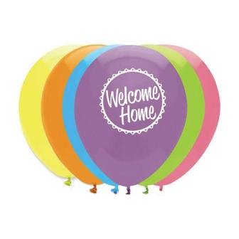 Ballons de baudruche "Welcome Home" 6 pcs.