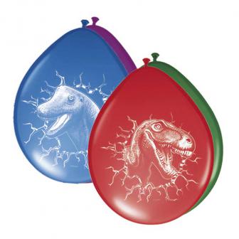 6 ballons de baudruche "Dinosaures aventuriers"
