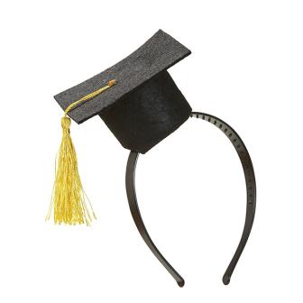 Serre-tête "Mini chapeau de graduation"