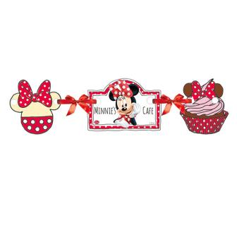 Guirlande de motifs "Le café de Minnie" 1,1 m