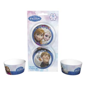 50 caissettes pour muffins "La reine des neiges"