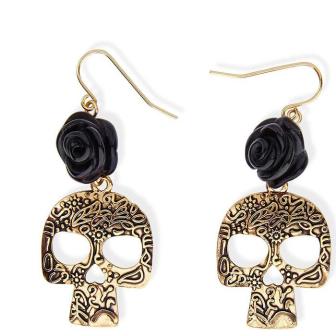 Boucles d'oreille "Dia de los Muertos"