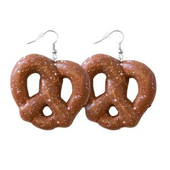 Boucles d'oreille "Bretzel" 