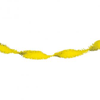 Guirlande en papier 6 m - jaune