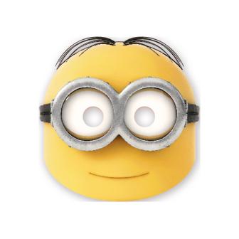 6 masques en carton "Les minions" 