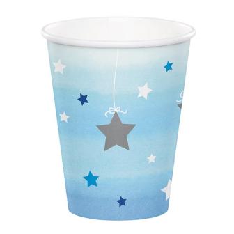 8 Gobelets "Little Star" bleu