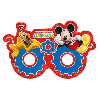 6 masques en carton "Le Club de Mickey Mouse"