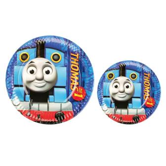 8 assiettes en carton "Thomas et ses amis"