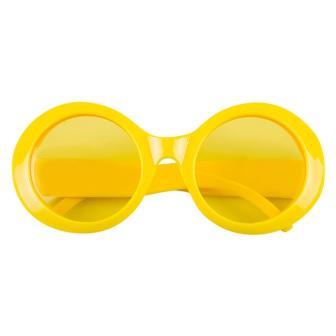 Lunettes de fête "Jackie" jaune