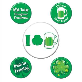 Pin's de fête "St. Patrick's Day" 5 pcs.