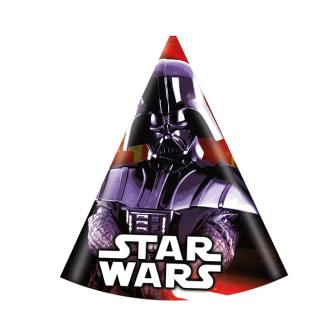 Chapeaux de fête "Ultimative Star Wars" 6 pcs.