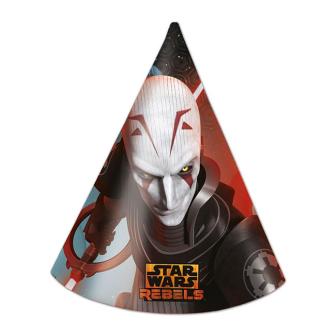 6 chapeaux de fête "Star Wars Rebels"